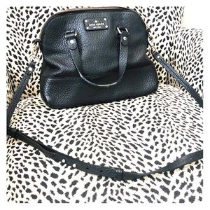 Kate Spade black leather purse